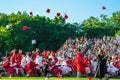 Graduates Toss Caps